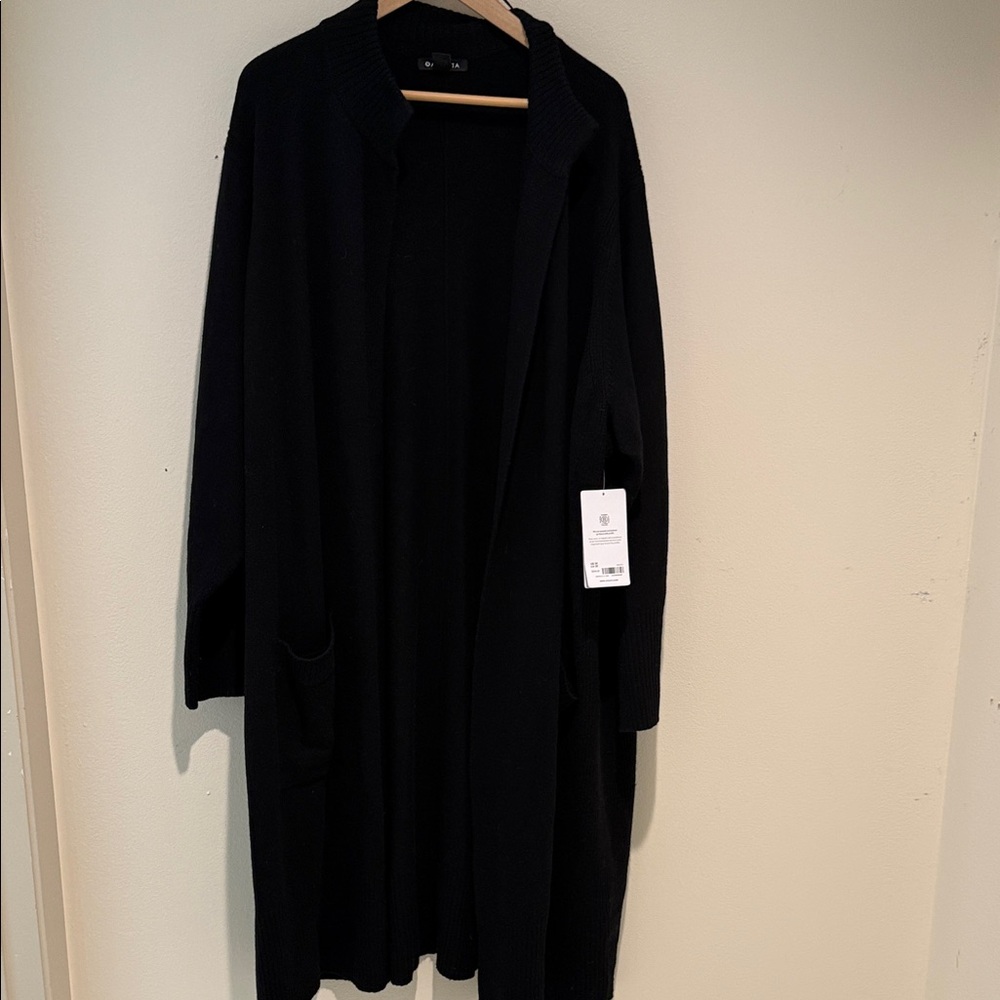 Athleta Black Spirit Wool Cashmere Wrap